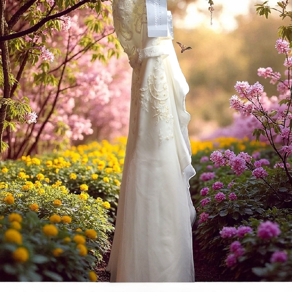 NWT Kirstie Kelly Ivory Wedding Dress, 8 - Picture 2 of 11